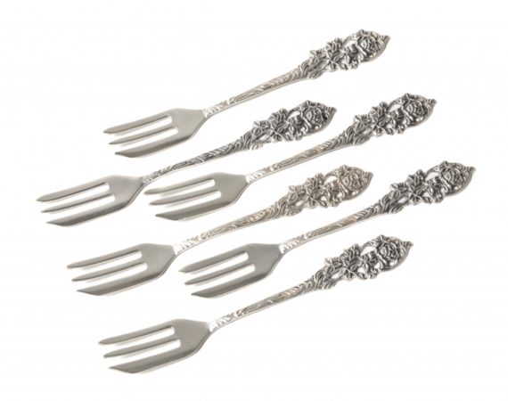 скупка серебряных десертных вилок