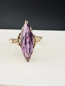 Золотое кольцо с корундом ссср 583